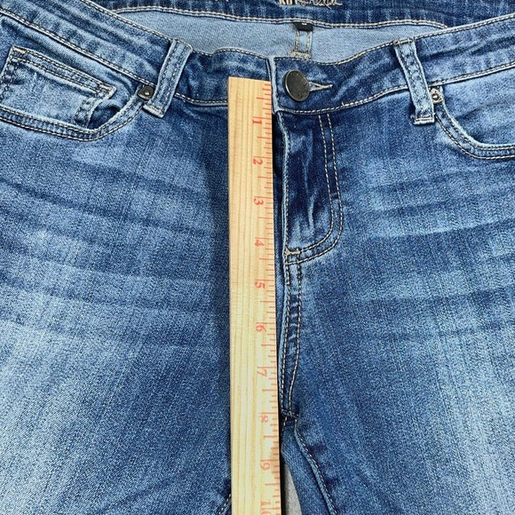 Kut from the Kloth Jeans Womens 8 Mid Rise Straight Leg Blue 30 Inseam - Picture 3 of 11